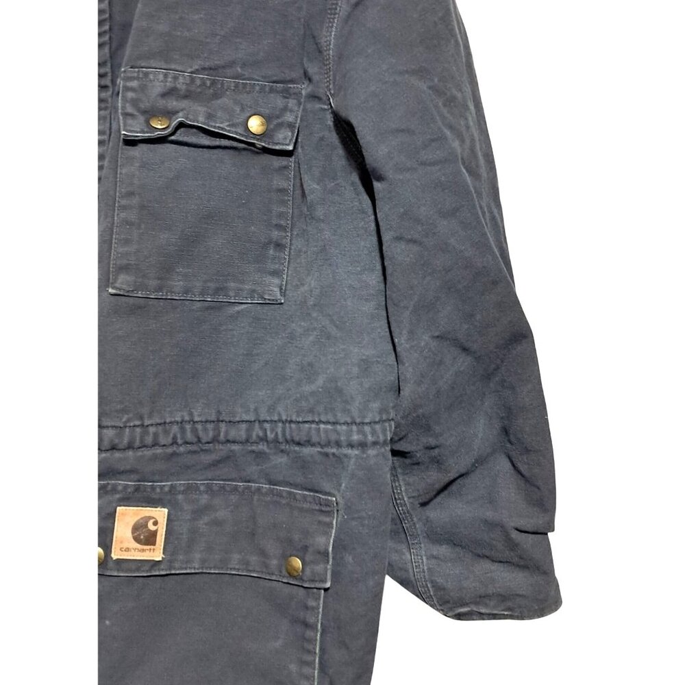 Vintage Carhartt Jacket Coat 2XL Rancher Chore Flannel Blanket Lined Work USA - Picture 11 of 15